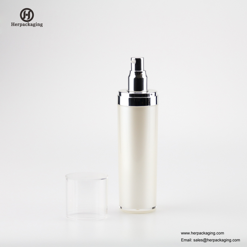 HXL321 Пустой акриловый безвоздушный крем и бутылка для лосьона косметическая упаковка для ухода за кожей