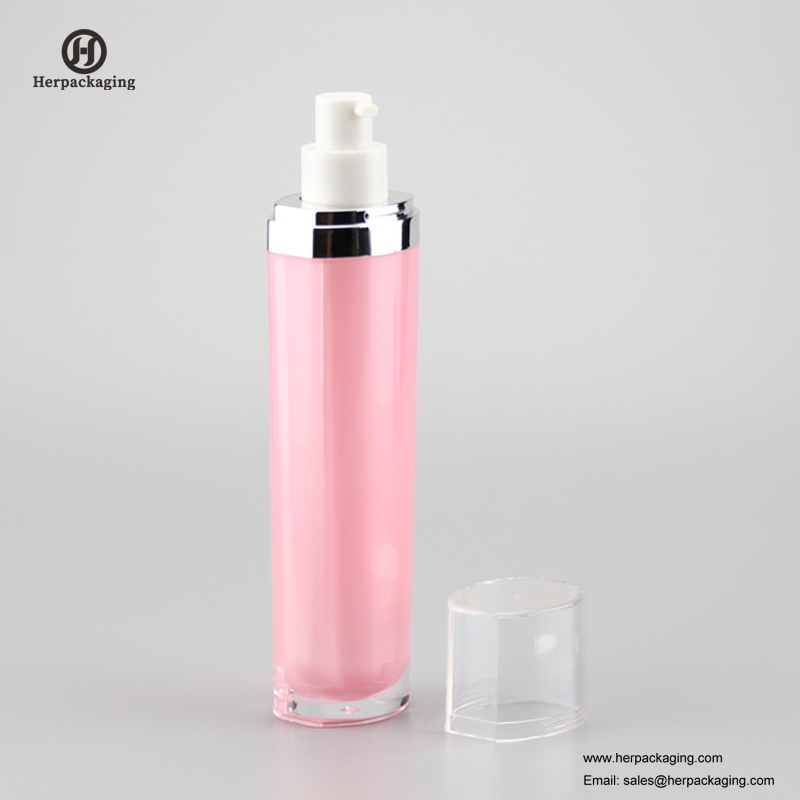 HXL322 Пустой акриловый безвоздушный крем и бутылка для лосьона косметическая упаковка для ухода за кожей