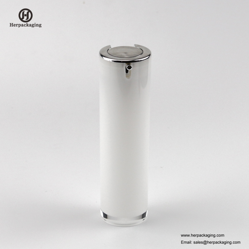HXL413 Пустой акриловый безвоздушный крем и бутылка для лосьона косметическая упаковка для ухода за кожей