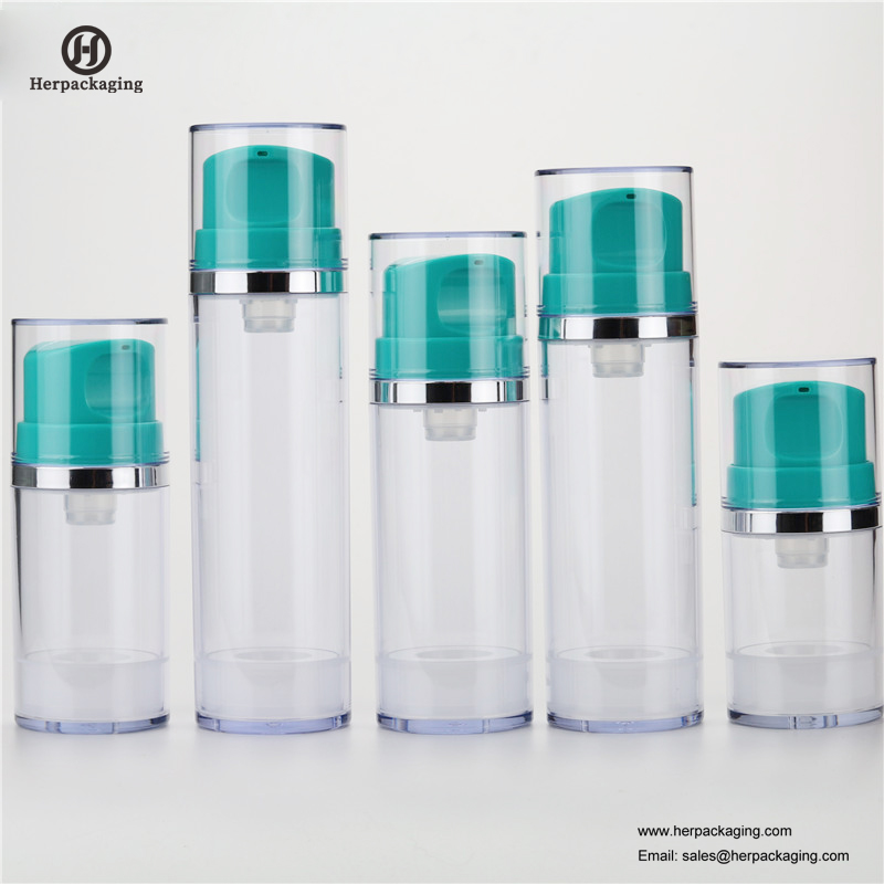 HXL415 Пустой акриловый безвоздушный крем и бутылка для лосьона косметическая упаковка для ухода за кожей