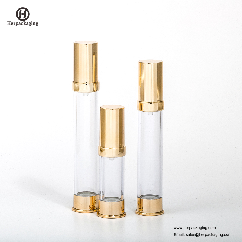 HXL422 Пустой акриловый безвоздушный крем и бутылка для лосьона косметическая упаковка для ухода за кожей