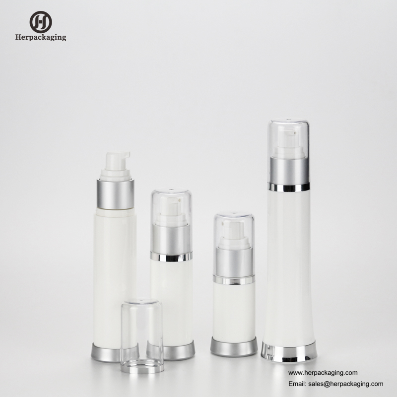 HXL423 Пустой акриловый безвоздушный крем и бутылка для лосьона косметическая упаковка для ухода за кожей