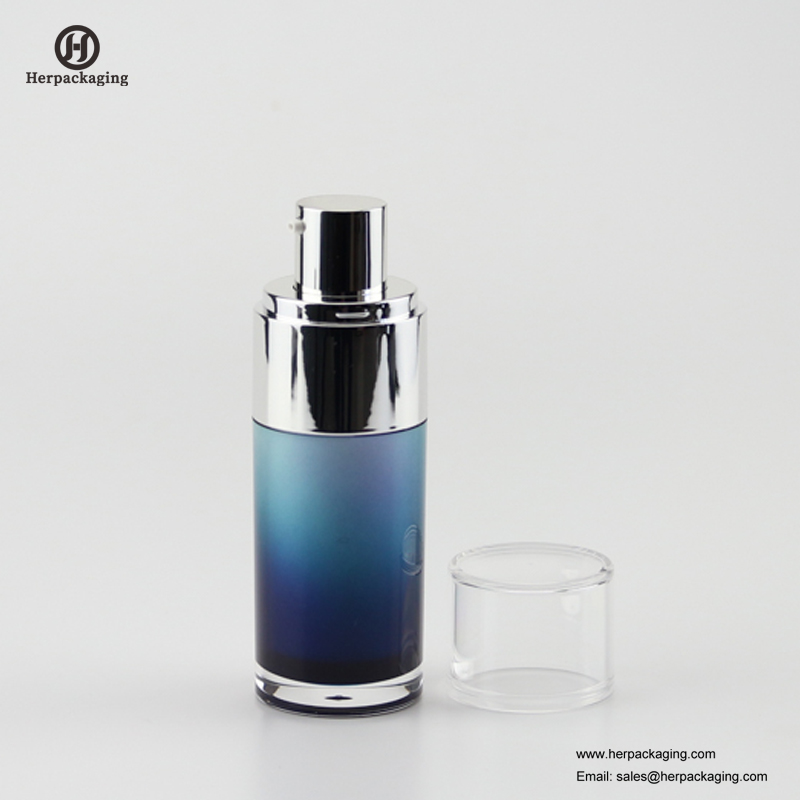 HXL432 Пустой акриловый безвоздушный крем и бутылка для лосьона косметическая упаковка для ухода за кожей