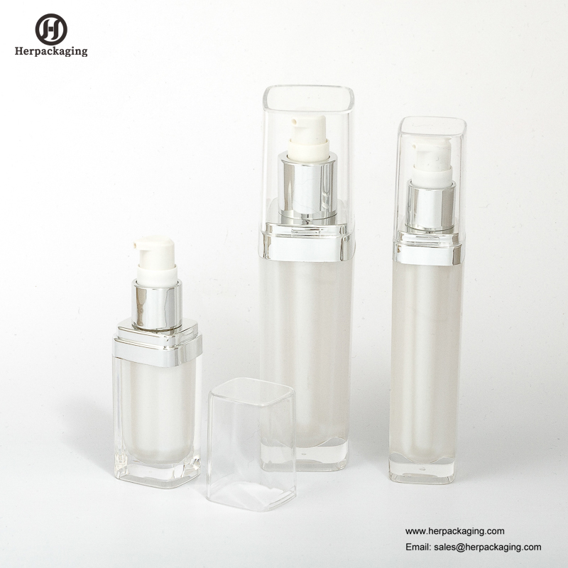 HXL3110 Пустой акриловый безвоздушный крем и бутылка для лосьона косметическая упаковка для ухода за кожей