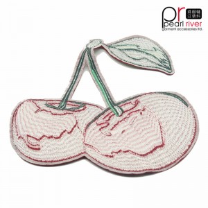 вишня вышивка блесток патч