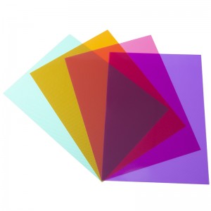 Цветной сшитый лист PP для канцелярских товаров и упаковки