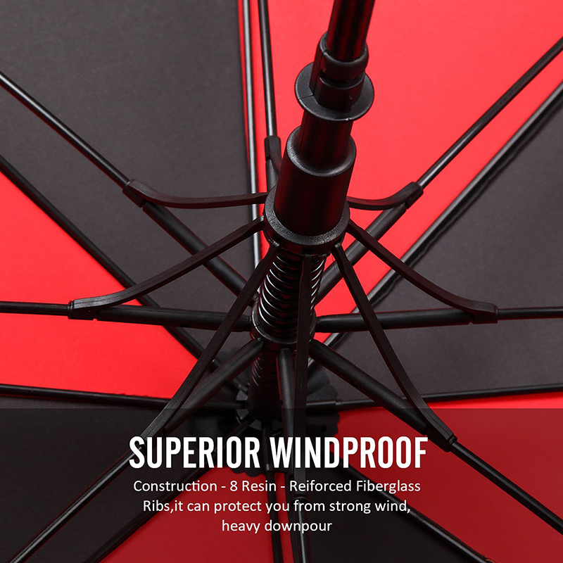 30-дюймовый двойной слой рекламные маркетинговые подарки бизнес гольф зонтик ветрозащитный