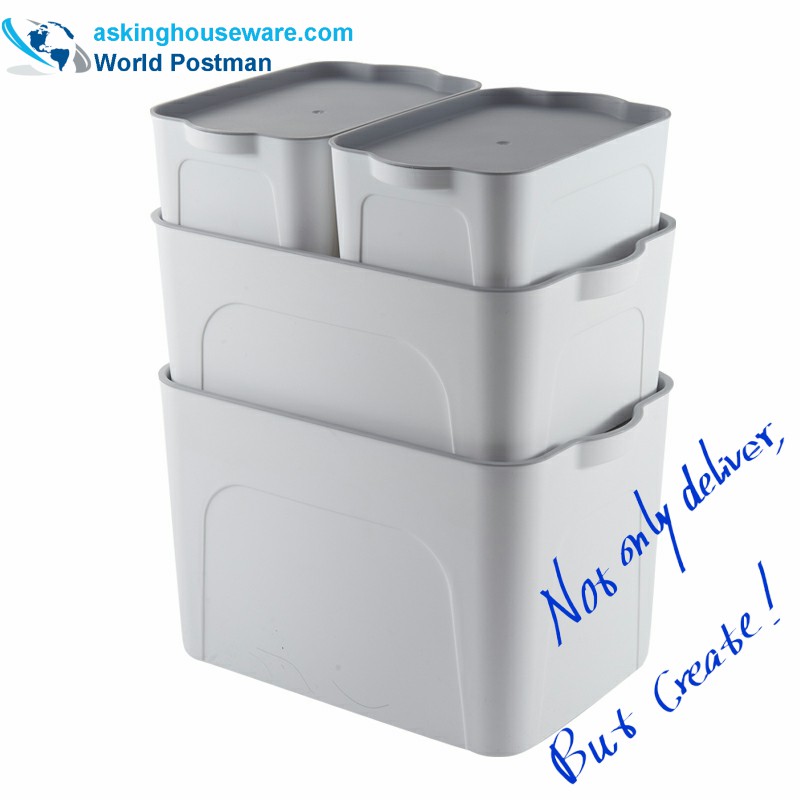 Пластиковая многофункциональная коробка с крышкой, прозрачные контейнеры для хранения 5 в 1