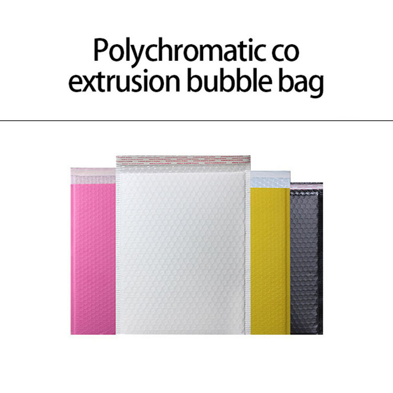 Изготовленная на заказ печатная пластиковая упаковка Bubble EnvelopesPink Розовое золото Bubble Poly Mailer Bag