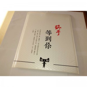 конвертер пузыря белой металлической фольги изготовленный на заказ поли поли с пластмассой логоса / пересылая мешков проложенной