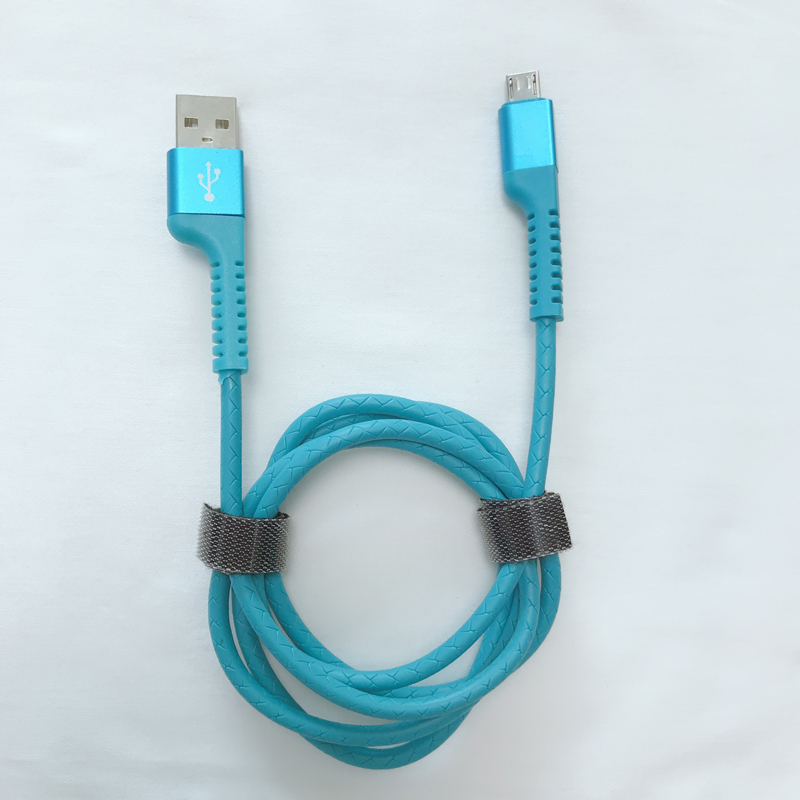 Быстрая зарядка Круглый USB-кабель TPE для micro USB, Type C, зарядки iPhone от молнии и синхронизации