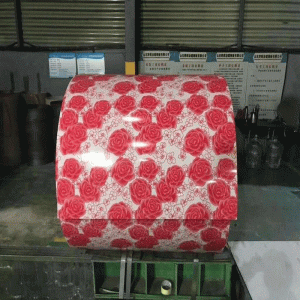 Окрашенная стальная пластина