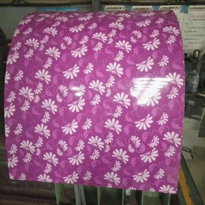 Окрашенная стальная пластина