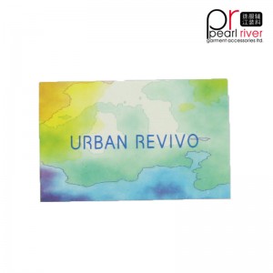 мода красочный большое количество стикер hangtag