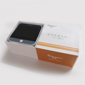 Dienmern Монитор Качества Воздуха PM2.5 Формальдегид Детектор HCHO TVOC Тестер Портативный Газоанализатор для Домашнего Офиса Температура