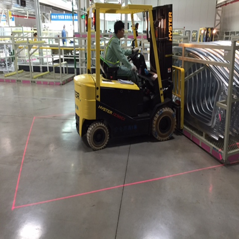 9-80Vdc высокой яркости лазерный светодиод Forlift красный свет зоны