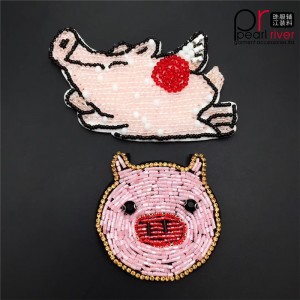 Экологичные Бусы Животных Стрекоза pegasus вышитые патч подгонять