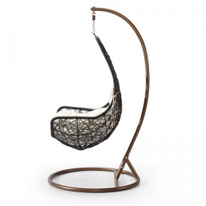 Стул плетеной корзины ротанга сада напольный и крытый вися