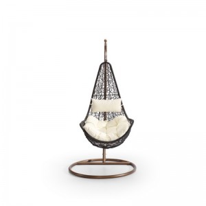 Стул плетеной корзины ротанга сада напольный и крытый вися