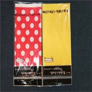 Свадебные торжества с пластиковой печатью PEVA Table Cover Одноразовая скатерть Посуда