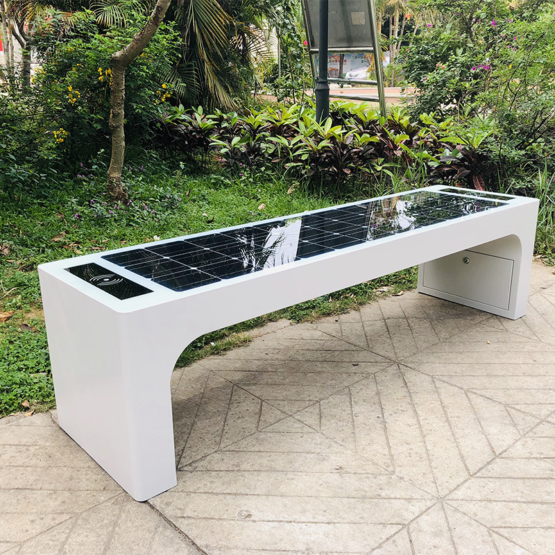 Умная уличная мебель Городские сиденья на солнечных батареях