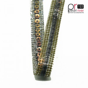 Последняя отделка из горного хрусталя с индивидуальным пошивом блесток