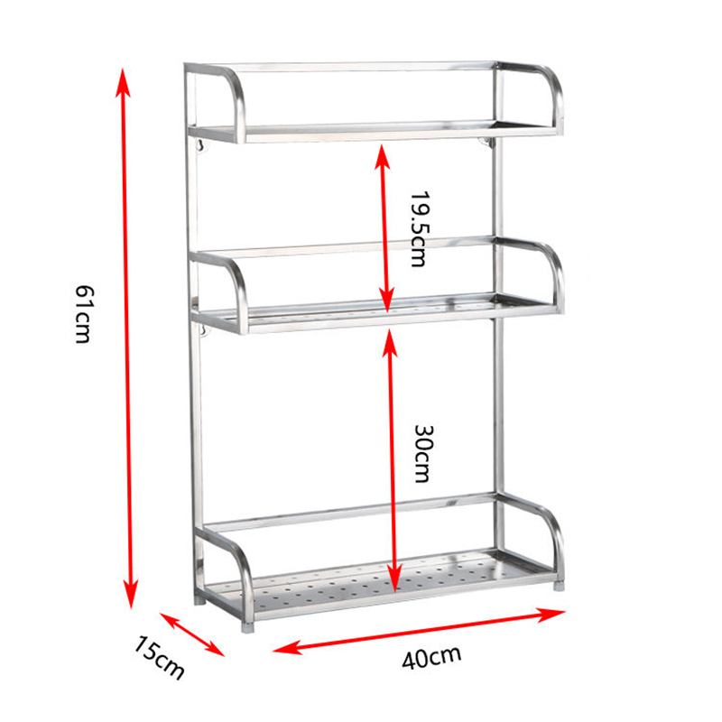 Стойка для специй из нержавеющей стали, держатель для ножей, стеллаж для хранения