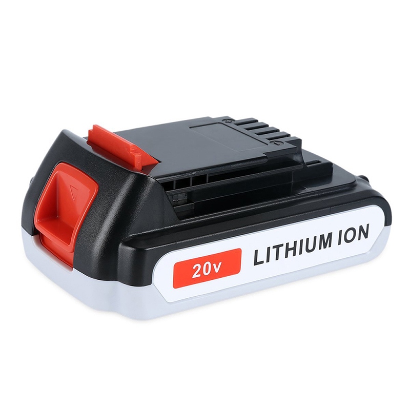 Сменные аккумуляторные батареи Li-ion 2000mAh 20V для инструментов Black u0026 Decker LB20, LBX20, LBX4020, LB2X4020