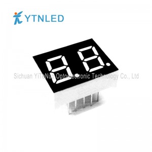0,4-дюймовый 2-значный красный 7-сегментный светодиодный дисплей, цифровая трубка