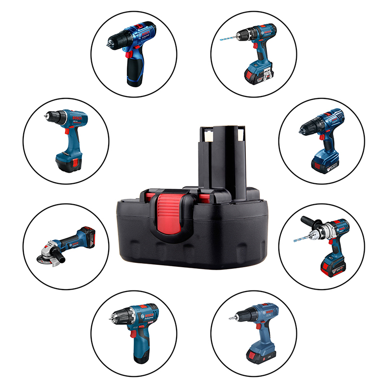 Сменные аккумуляторные батареи для электроинструментов Bosch BAT025, BAT026 18 В, 2000 мАч, Ni-Mh