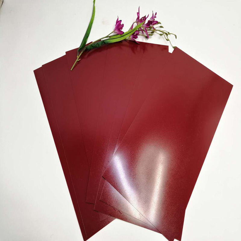 Горячие Продажи 350 микрон Old Rose Polyester PET Пластиковая Пленка Листа Для Украшения стеновых панелей