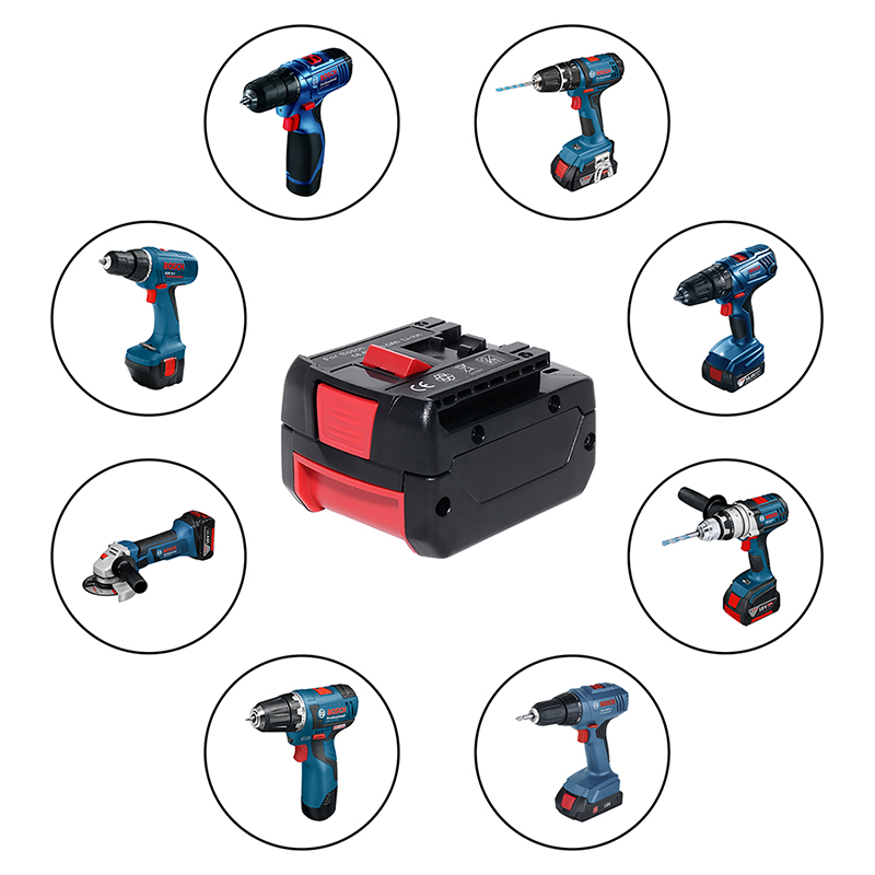 Литий-ионный аккумулятор 4000mAh 14.4V для электроинструментов для Bosch BAT607, BAT614