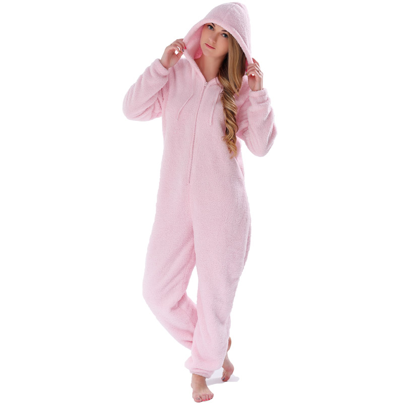 Взрослые розовые пижамные комплекты Onesie