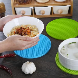 модные похлопывания Прочные силиконовые подставки под напитки резиновые коврики