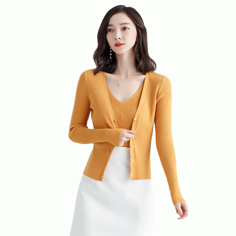 Ladies Fitted Комплект из двух частей: кардиган и свитер с жилетом