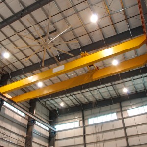 Двухбалочный мостовой кран с подъемной тележкой