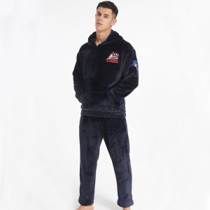 Мужская вышивка флисовая пижама