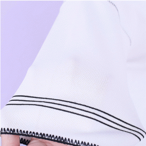 Леди с V-образным вырезом с короткими рукавами Slash Hem Вязаный тонкий летний свитер Пуловер