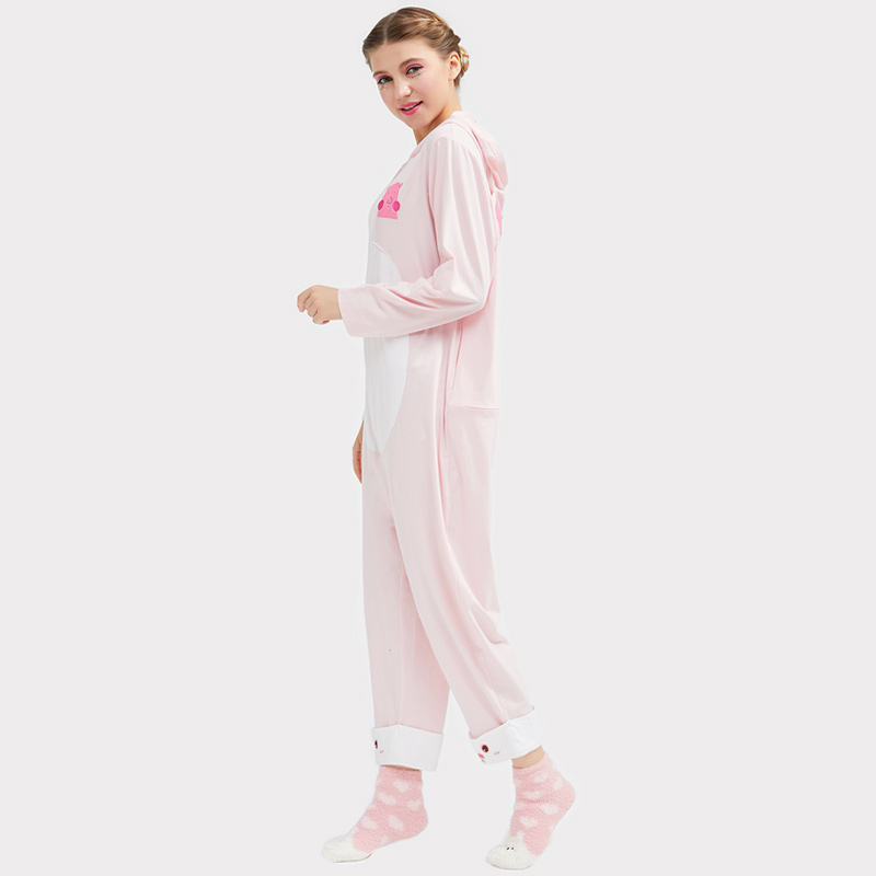 Женский пижамный комплект с вышивкой из хлопкового джерси
