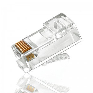 CAT5 CAT5E CAT6 Разъем 8P8C UTP позолоченный кристалл Ethernet Ethernet