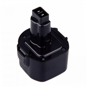 Конкурентоспособная аккумуляторная аккумуляторная батарея Ni-Cd 9,6 В 2000 мАч для ремонта Dewalt DE9062, DW9061, DW9062