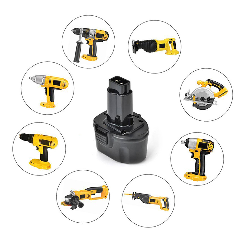 Ni-Mh 7.2V 2000mAh Сменные портативные инструментальные батареи для Dewalt DE9057, DE9085, DW9057