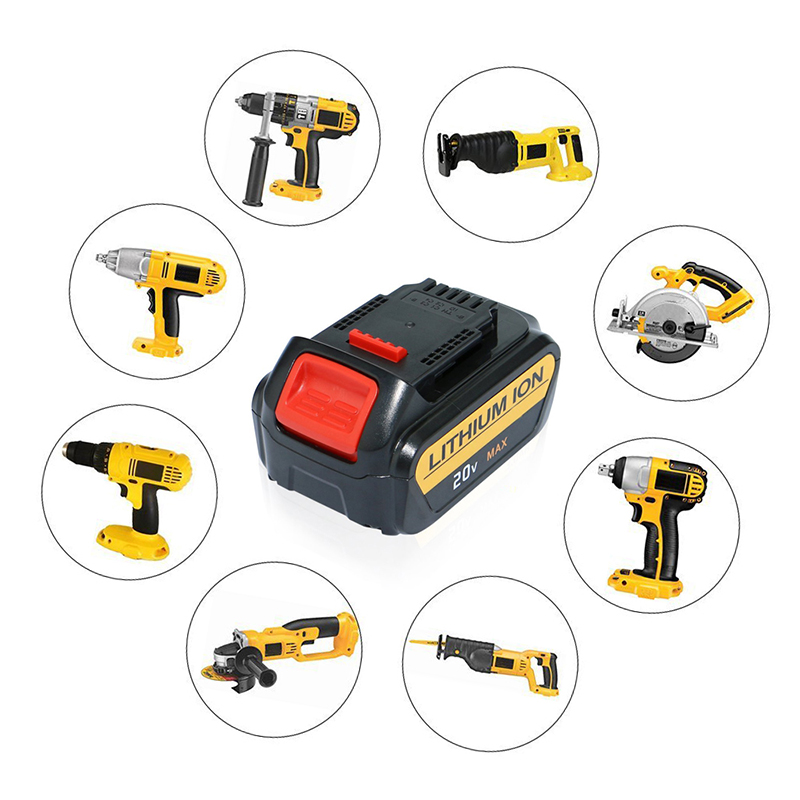 Литий-ионные аккумуляторные аккумуляторные батареи 20 В 3000 мАч для Dewalt DCB182, DCB184, DCB200, DCB201