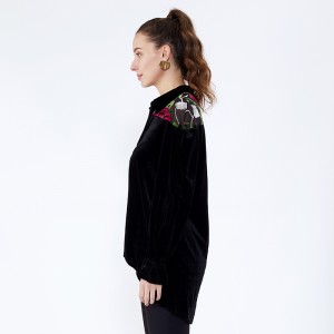 Хлопковая женская длинная блузка Muslimah с длинным рукавом женская блузка JCGJ190315081