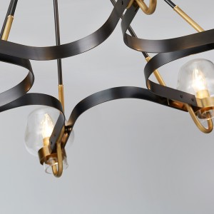 Простой бутик из стекла Утюг Гостиная Ресторан Отель Люстра Km2146