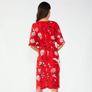 Последние модели дамы на заказ цельный летнее трикотажное платье женщин