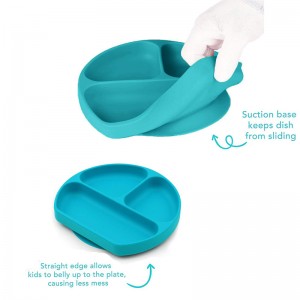 Пищевой Силиконовый детский присосочный коврик-циновка