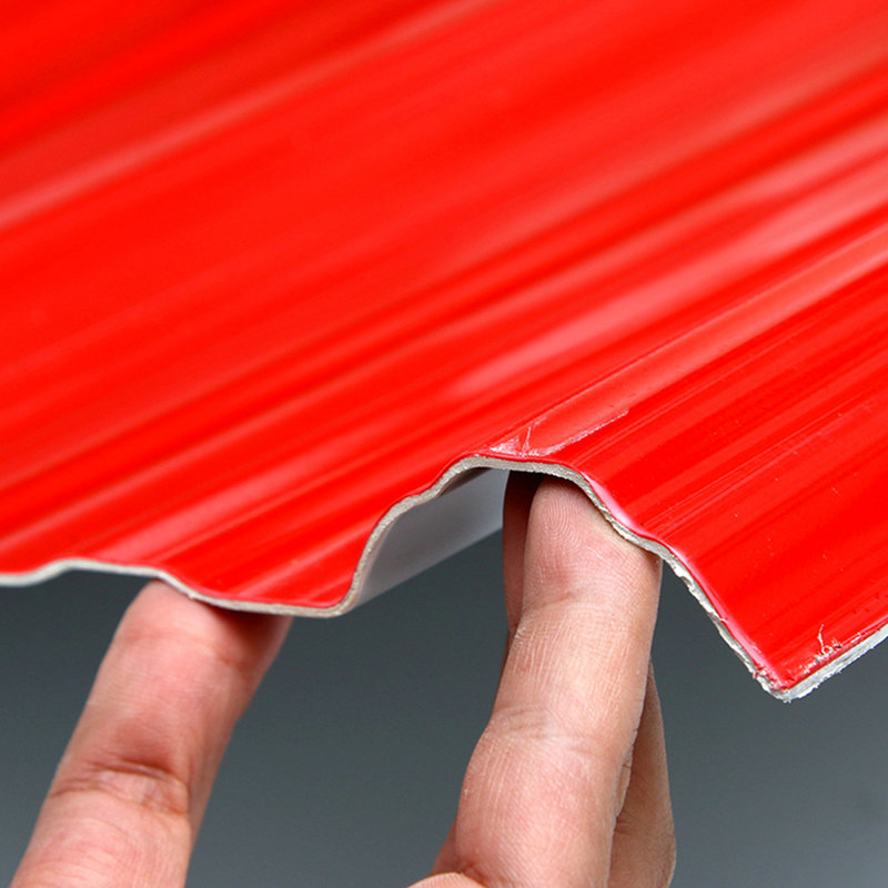 T920 Красный APVC UPVC Лист крыши Гофрированный антикоррозийный пластиковый лист крыши