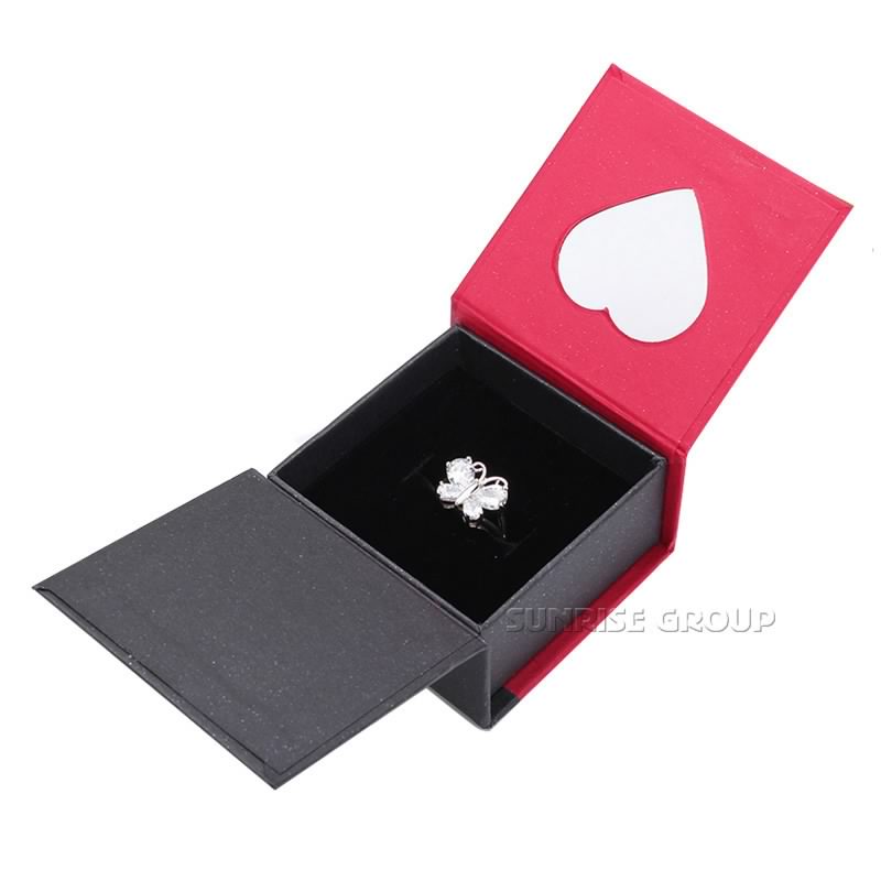 Магнитная Закрытие Ювелирное Кольцо Ожерелье Подарочная Бумажная Коробка