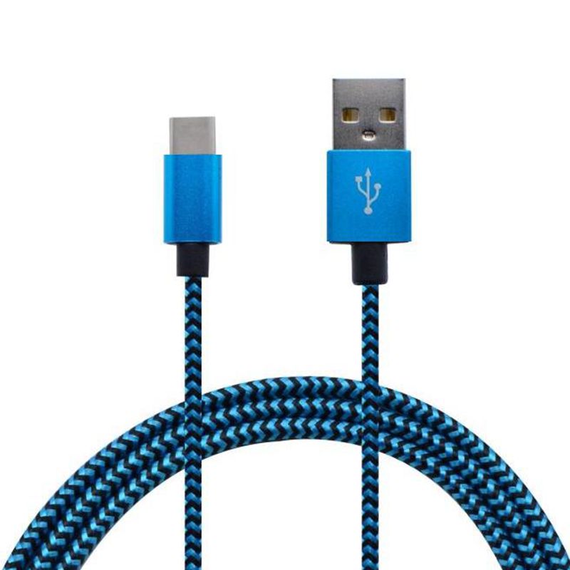 Нейлоновый кабель для передачи данных Type-C на USB